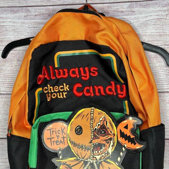 Spencer’s Always Check Your Candy Trick 'r Treat Backpack Steven Rhodes - Picture 13 of 16